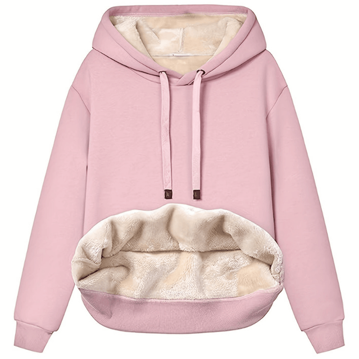 Levoire | Pull À Capuche Réversible Doux Pour Des Journées Confortables Rosa