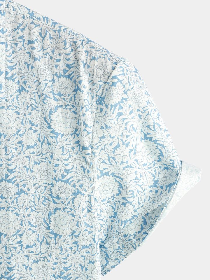 Levoire | Chemise Imprimée En Coton À Manches Courtes
