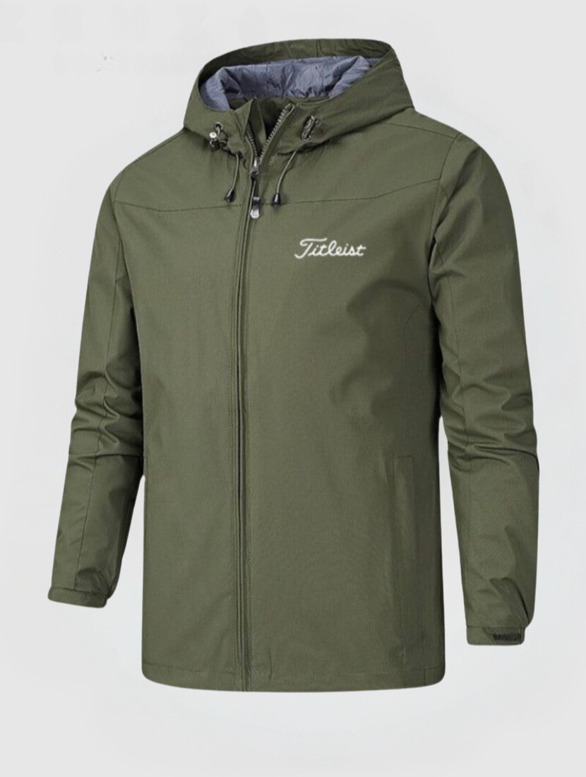 Levoire | Veste Coupe-Vent Pour Hommes (Automne) Vert