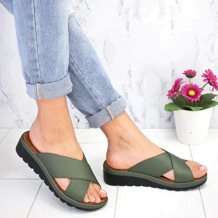Levoire | Les Sandales Orthopédiques Tendance Vert
