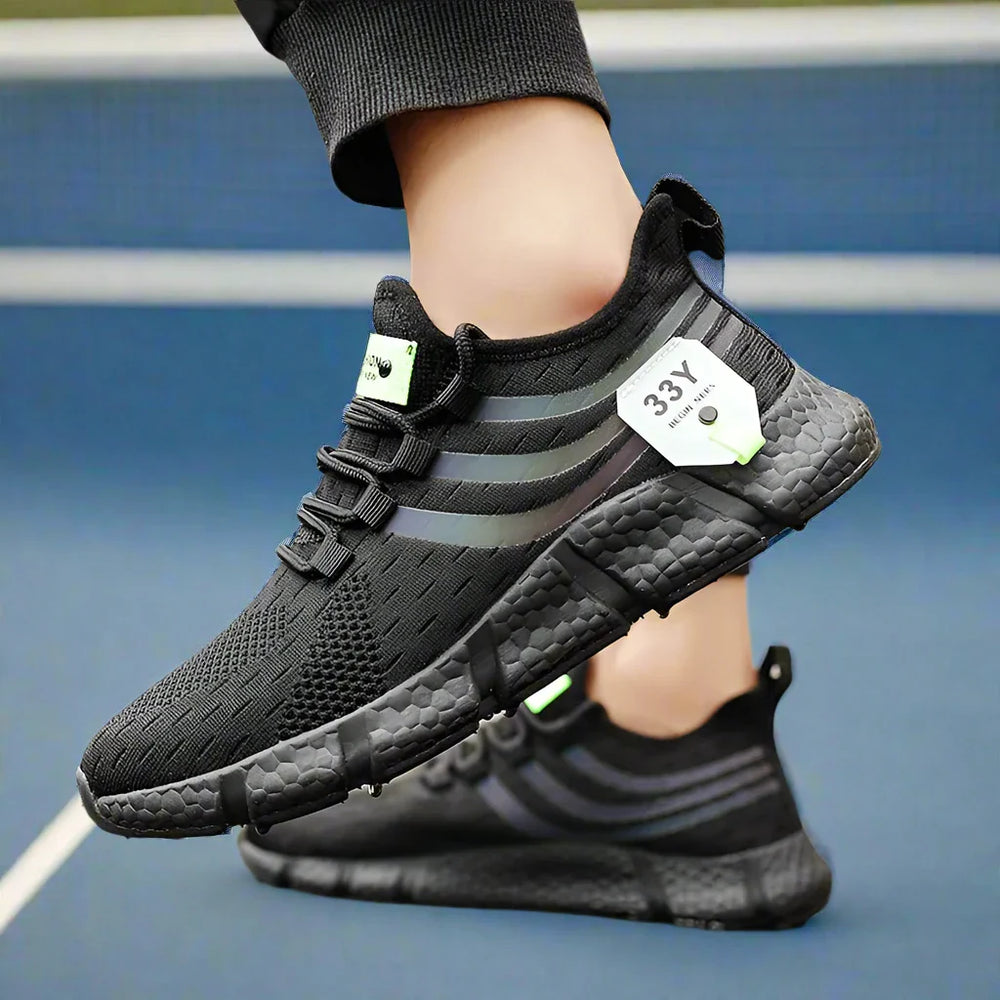Levoire | Baskets De Padel Confortables Avec Semelle Ergonomique Pour Hommes Noir