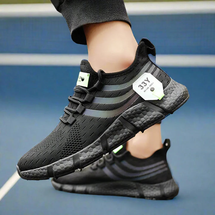 Levoire | Baskets De Padel Confortables Avec Semelle Ergonomique Pour Hommes Noir