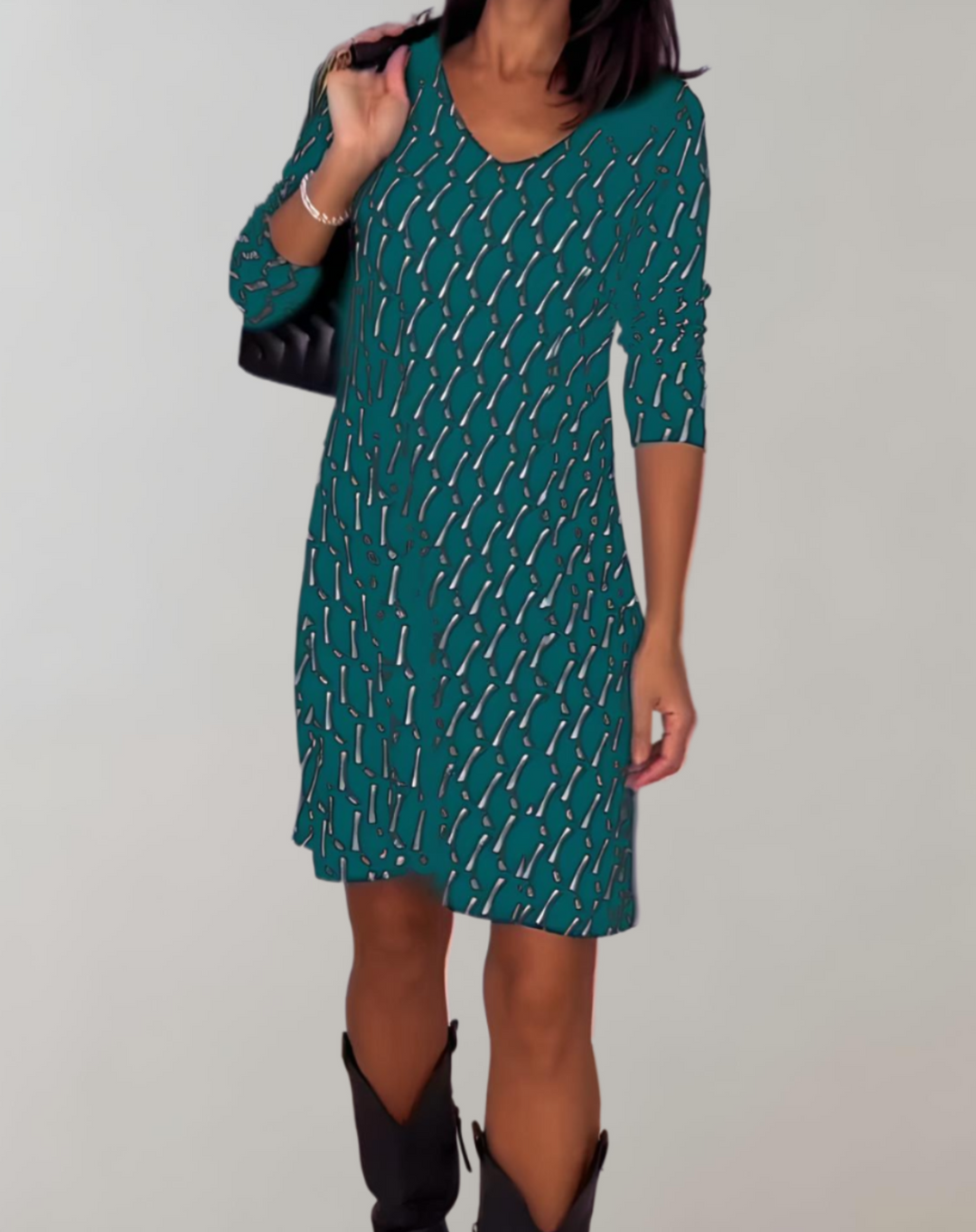Levoire | Robe D'Été Légère À Motif Floral Vert