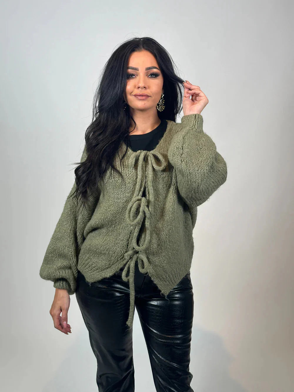 Levoire | Gilet Grandes Tailles Gilet En Tricot Vêtements Pour Femmes Vert