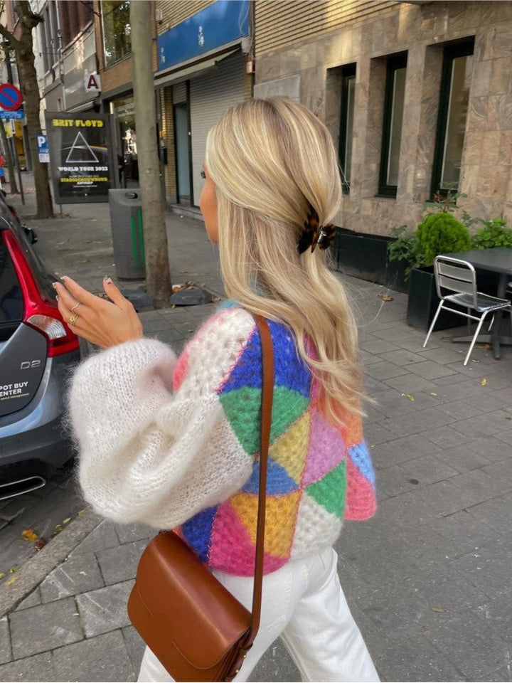 Levoire | Gilet Chaud Ouvert En Tricot Gros Pour Femmes