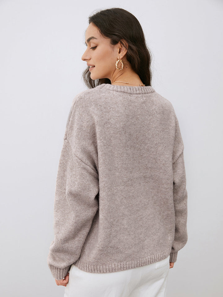 Levoire | Mélange De Laine Coupe Locker Pull Femme