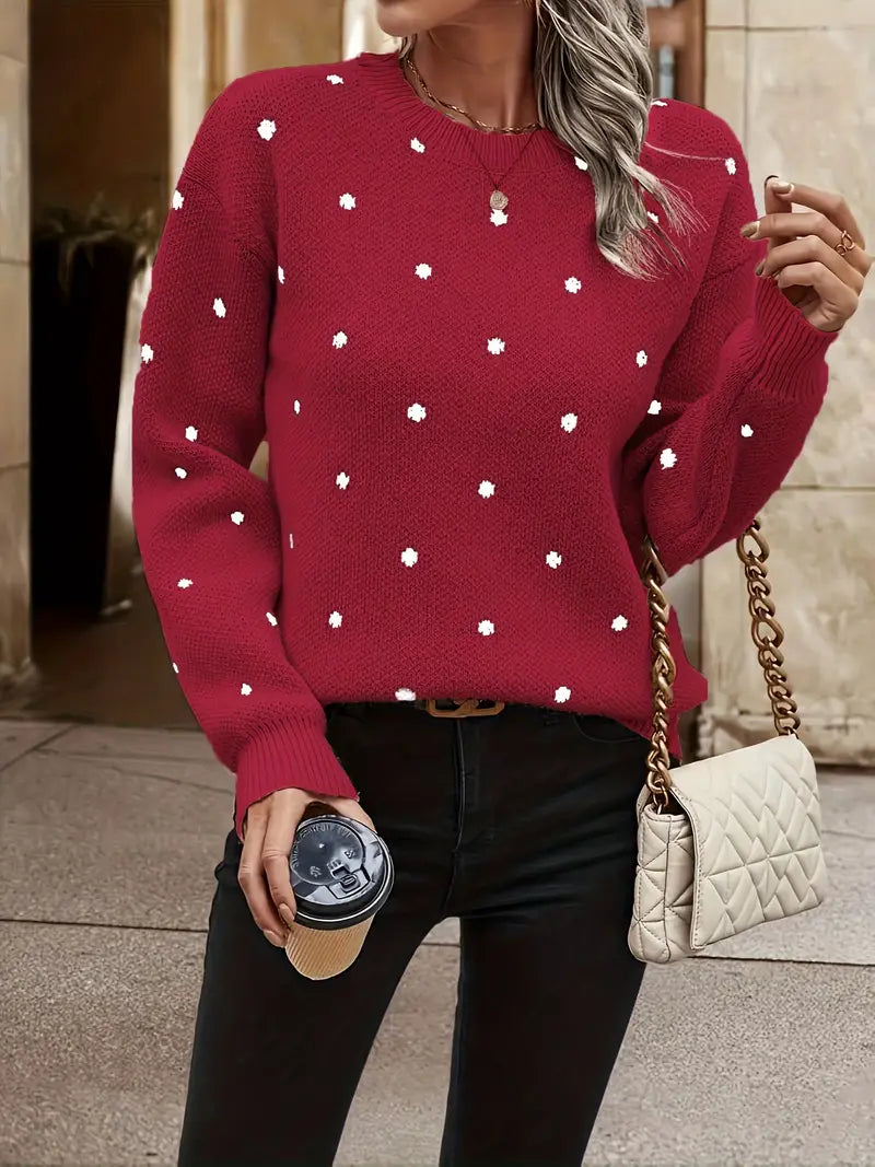 Levoire | Pull Femme À Manches Longues Et Col Rond