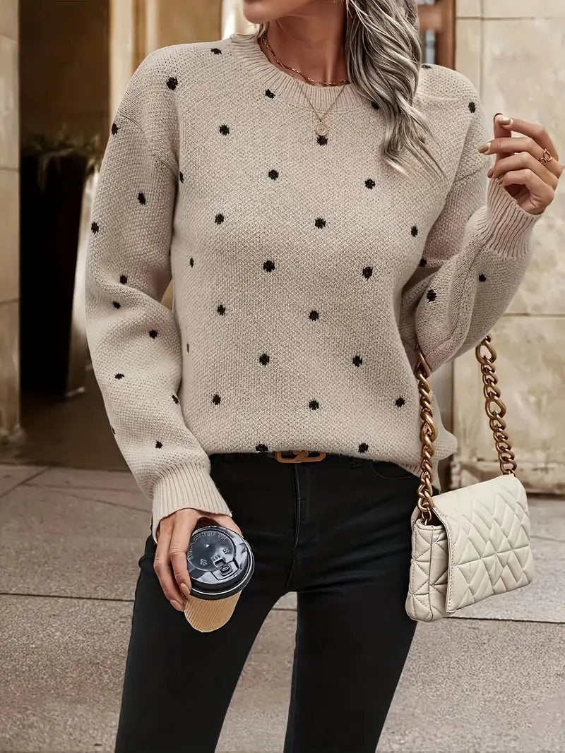 Levoire | Pull Femme À Manches Longues Et Col Rond