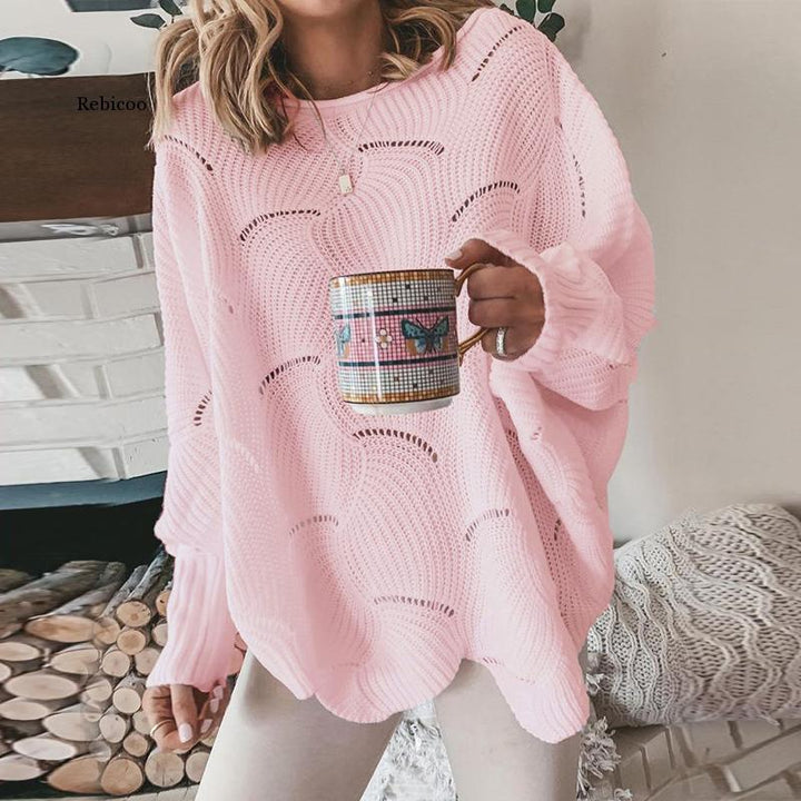 Levoire | Pull Style Décontracté Pull Grande Vêtements Pour Femmes Rose clair