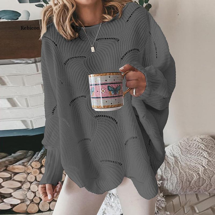 Levoire | Pull Style Décontracté Pull Grande Vêtements Pour Femmes Gris
