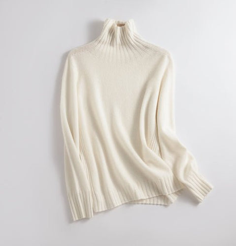 Levoire | Pull Chaud Sans Coutures Col Roulé Laine Pull