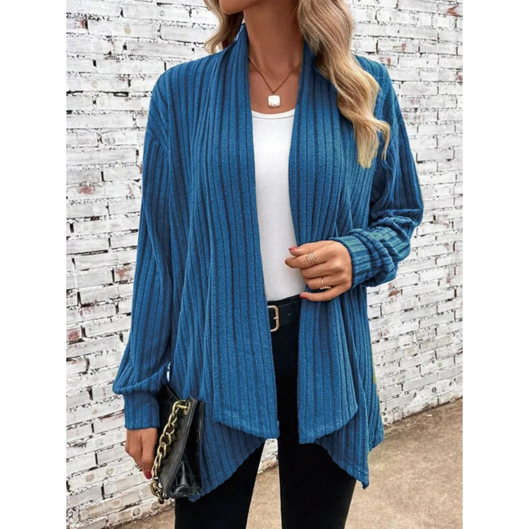 Levoire | Gilet En Tricot Style Chauve-Souris Unicolore Bleu
