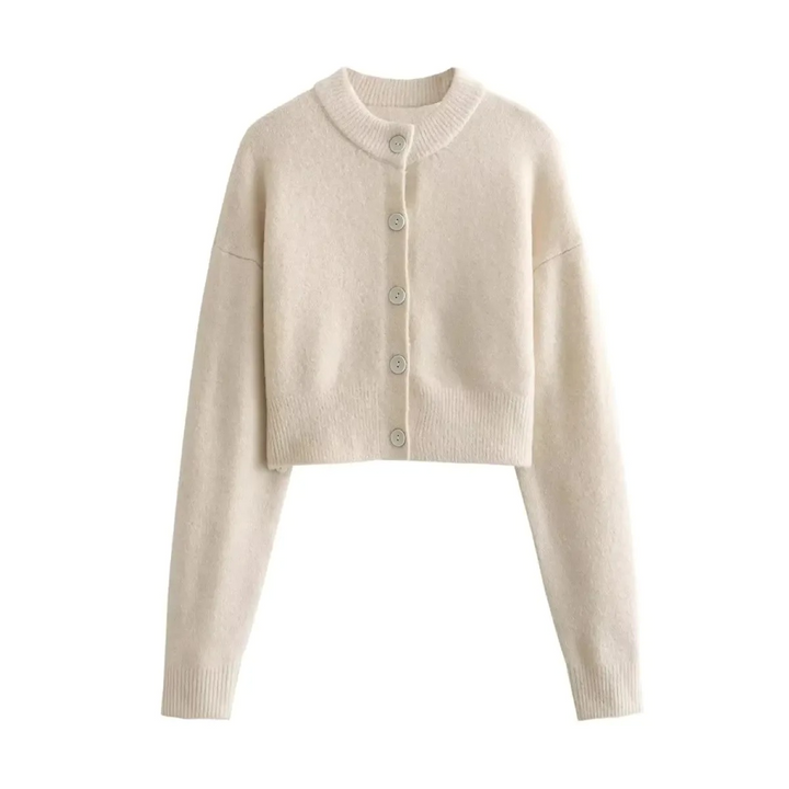 Levoire | Cardigan Avec Boutons Devant Blanc