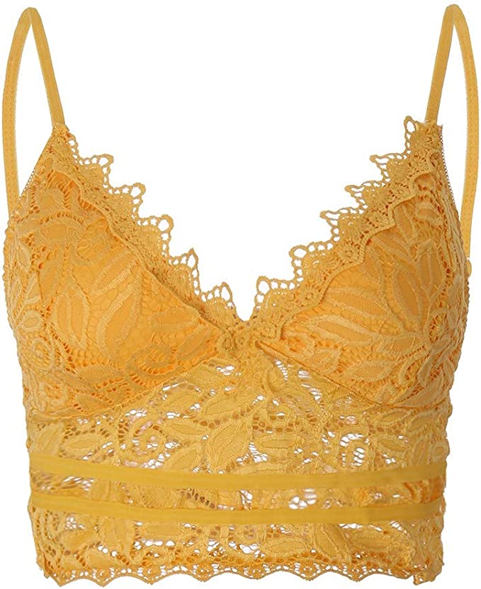 Levoire | Débardeur Crop En Dentelle Transparent
