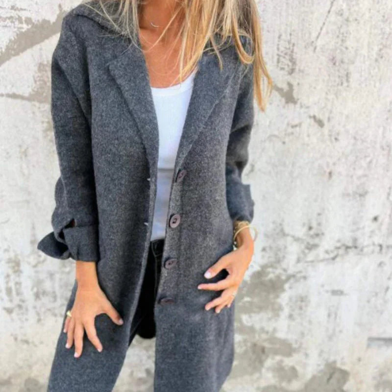 Levoire | Pull-Over Confortable Mi-Long Avec Manches Retroussées Pour Dames