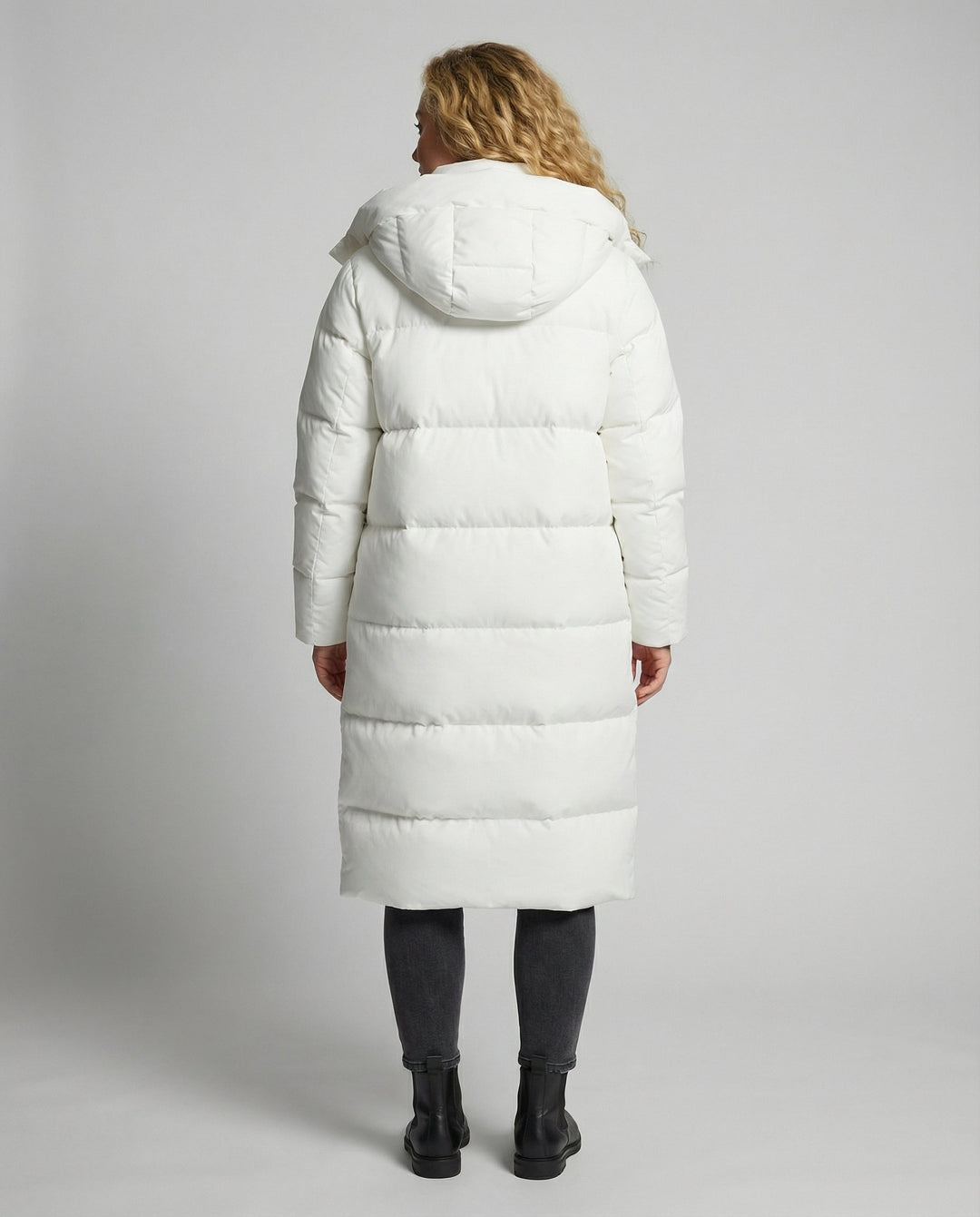 Manteau en duvet long grande taille | Heidi-Mode