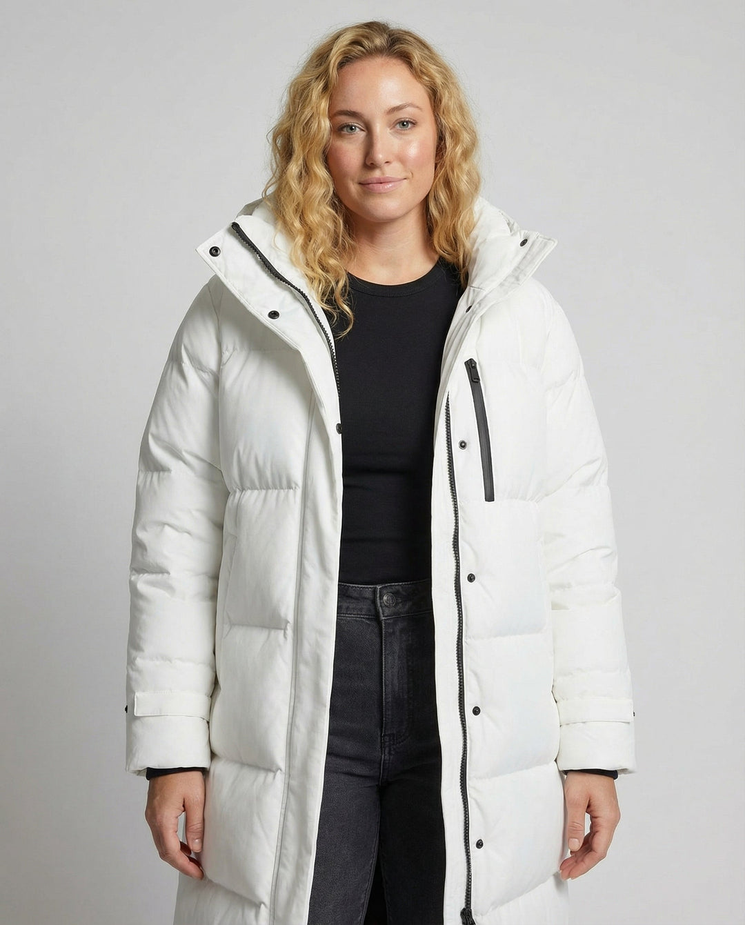 Manteau en duvet long grande taille | Heidi-Mode
