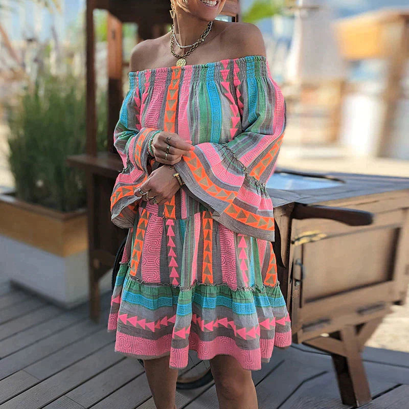 Levoire | Robe D'Été Élégante En Couleur Claire