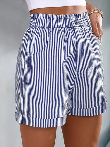 Levoire | Shorts Taille Haute Ceinture Élastique Mini Shorts Femme Shorts