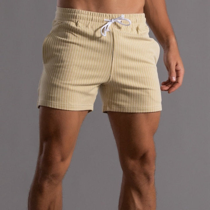 Levoire | Shorts Courts Pour Hommes Jaune