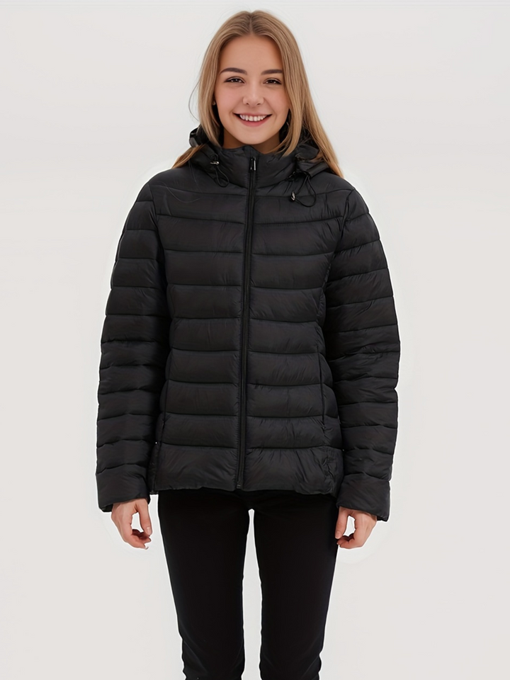 Levoire | Veste Longue À Manches Longues Chaîne À Glissière Capuche 2XL