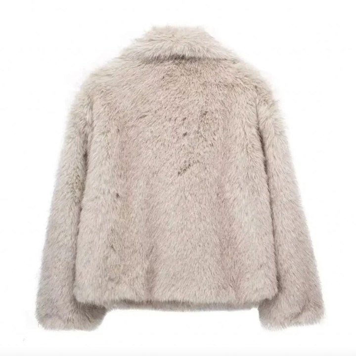Levoire | Veste Luxueuse Courte Fourrure Pour Femmes En Fourrure Synthétique Douce