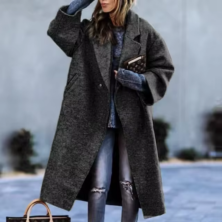 Levoire | Manteau D'Hiver Pratique Et Raffiné Noir