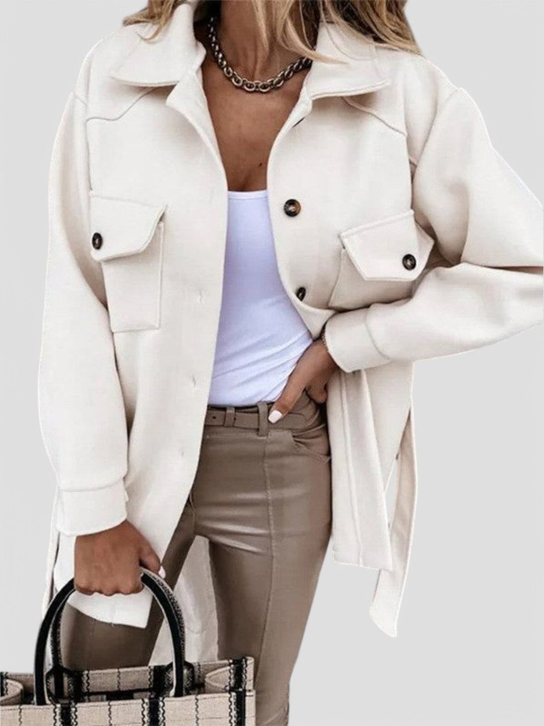 Levoire | Été Veste Légère Blanc