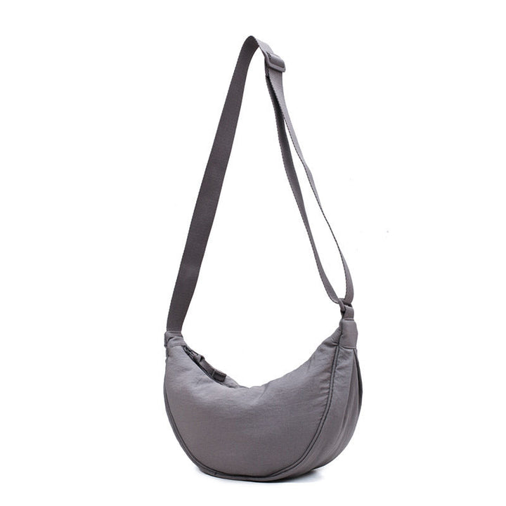 Levoire | Grand sac à bandoulière en nylon pour femmes Gris