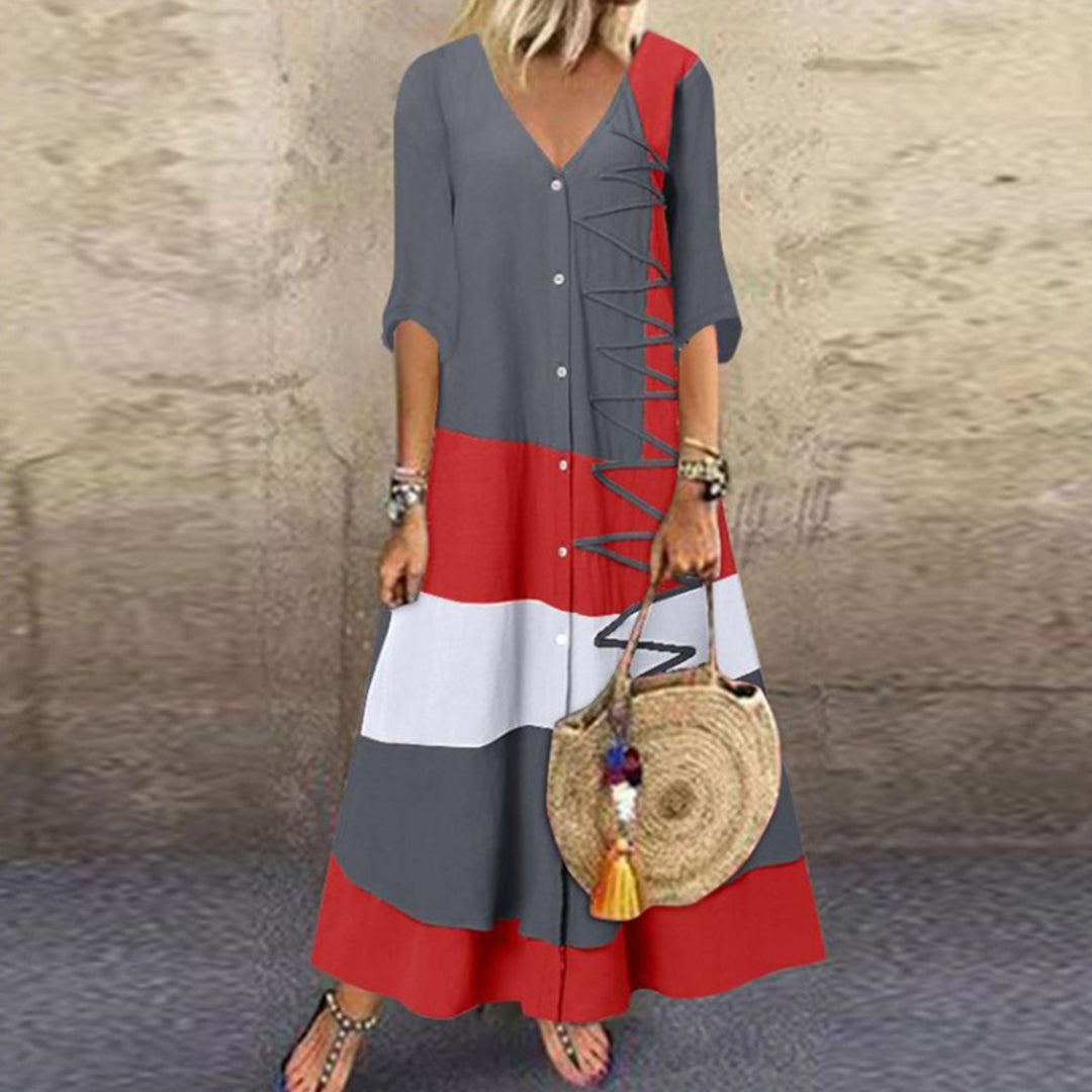 Levoire | Isa Dress With Feminine Details Gris
