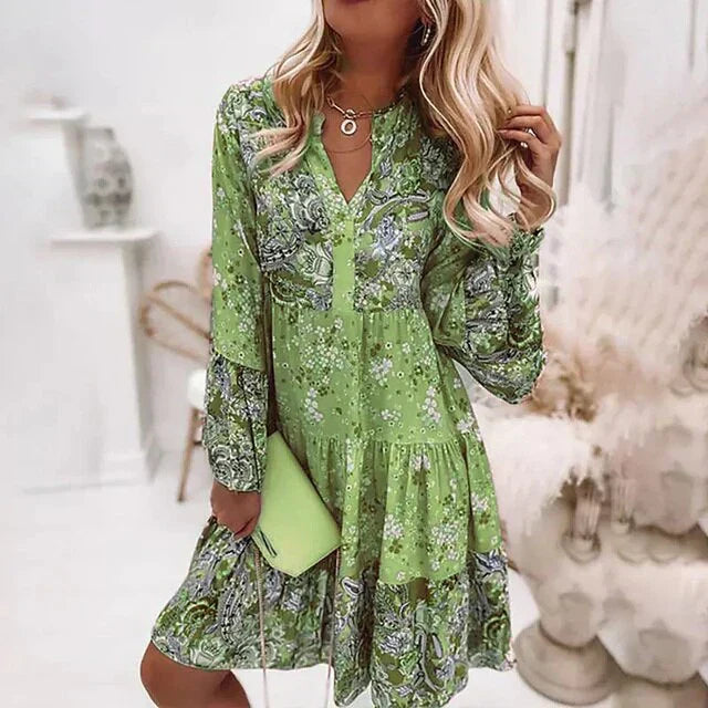Levoire | Élégante Robe De Fête Vert