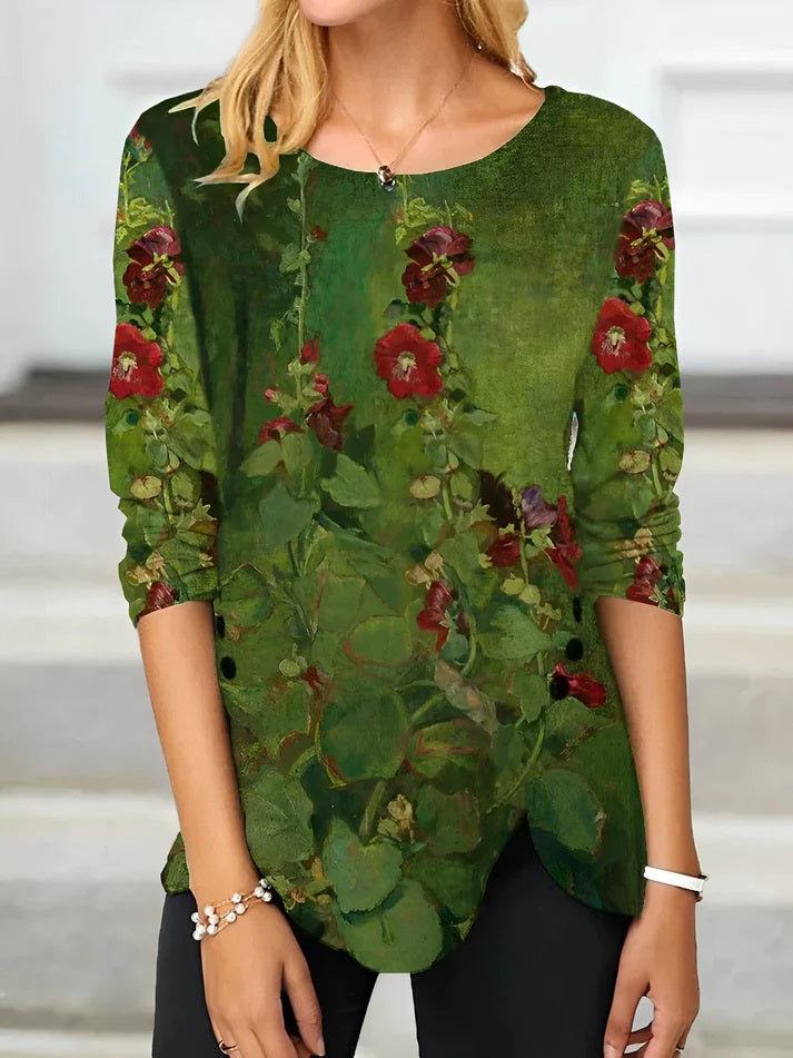 Levoire | Chemise femme élégante Vert