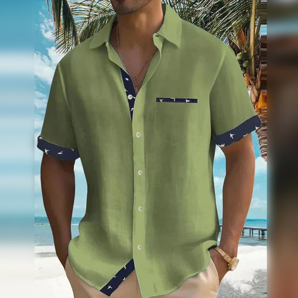 Levoire | Chemise Classique Pour Homme Vert