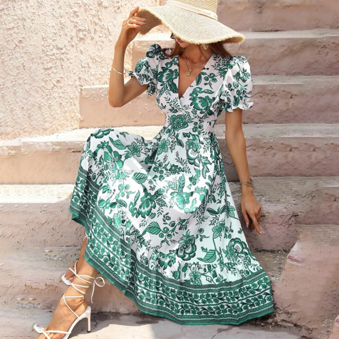 Levoire | Robe d'été moderne Vert