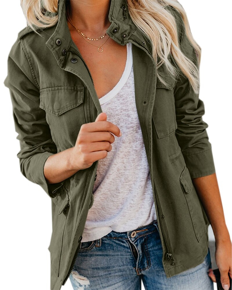 Levoire | Veste De Loisirs Pour Femmes Vert olive