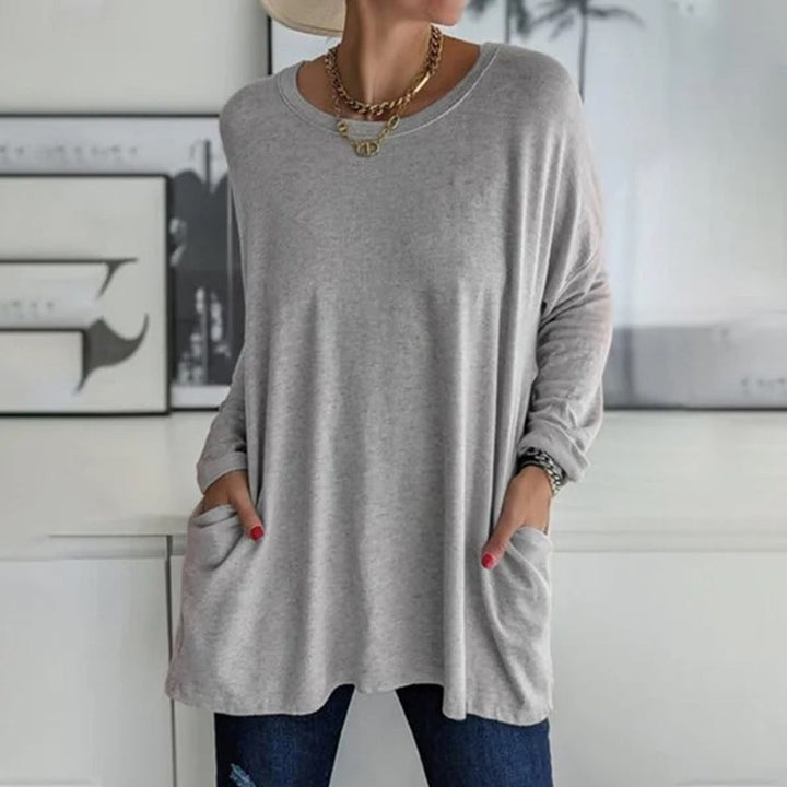 Levoire | T-Shirt Pour Femmes Avec Une Coupe Décontractée Gris