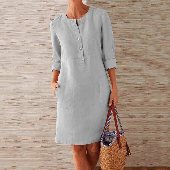 Levoire | Élégante Et Chic Robe Gris