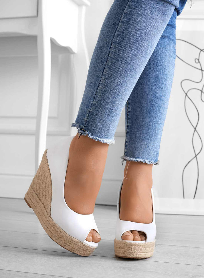 Levoire | Chaussures À Talons Hauts Sans Talon Antidérapantes Décontractées Blanc