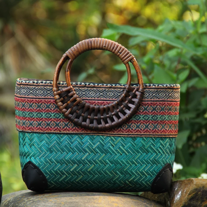 Levoire | Sac tissé à la main Vert