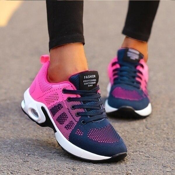 Levoire | Chaussures de sport élégantes Rosa Bleu