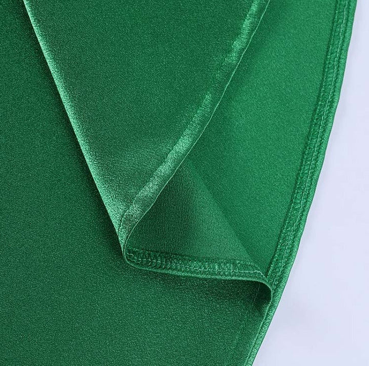 Levoire | Satin Robes À Bretelles Hautes Non Découpées