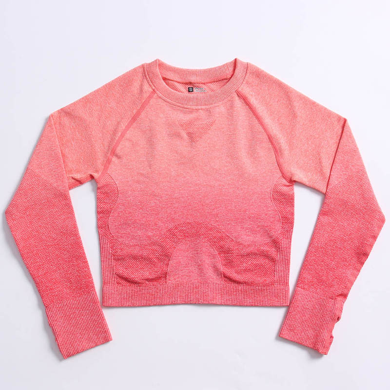 Levoire | Blouse De Sport À Manches Longues Saumon
