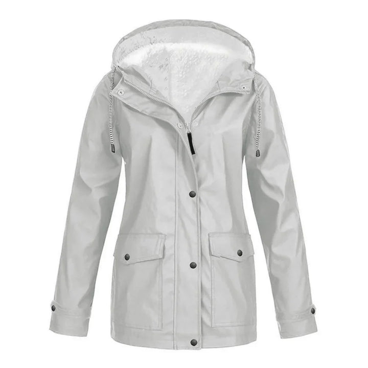 Levoire | Veste En Duvet Imperméable À Manches Longues Gris clair