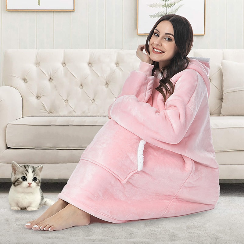 Levoire | Pull Doux Et Confortable Avec Couverture ! Rosa Une taille