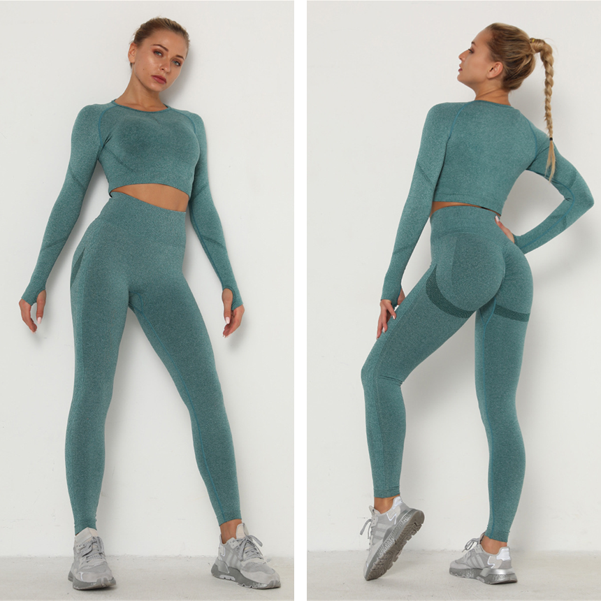 Levoire | Ensemble De Sport 2 Pièces Ressentez-Vous À L'Aise Dans Cet Ensemble Délicieux Bleu-Vert