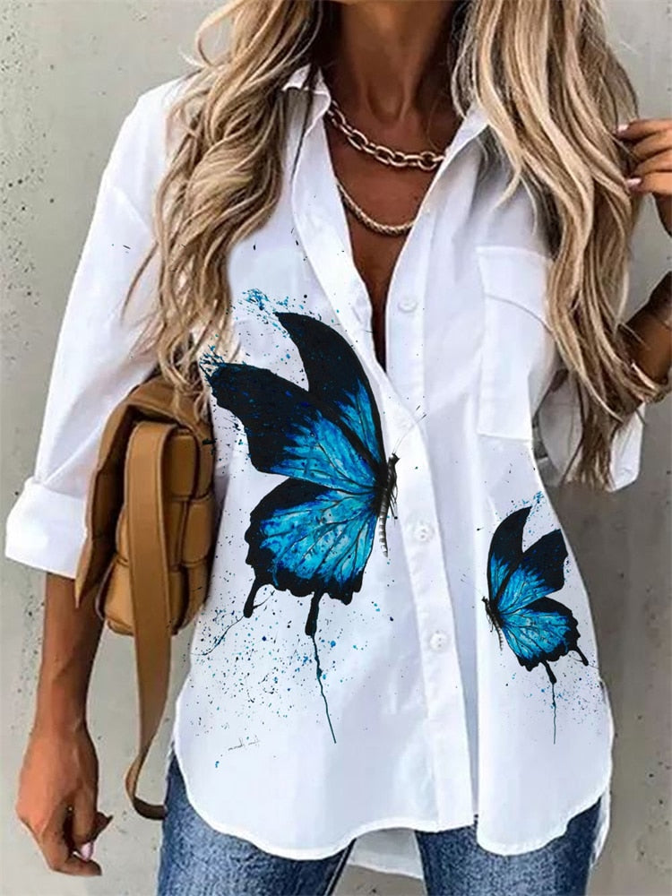 Levoire | Blouse Avec Imprimé Papillon 4