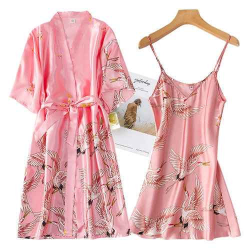Levoire | Ensemble De Nuit Peignoir Et Chemise De Nuit