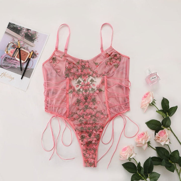 Levoire | Body Avec Col Halter Saumon