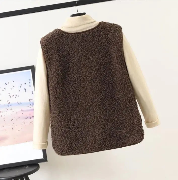 Levoire | Veste En Peluche Chaude Pour Femmes Avec Poches