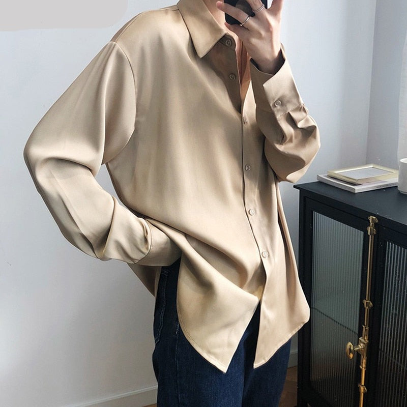 Levoire | Sanna Satin Blouse - Une Blouse Élégante Pour Femmes. Sekt